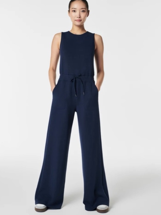 SPANX Pants - SPANX AirEssentials Sleeveless Jumpsuit in Navy Blue Sz 1X